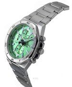 Casio Edifice Standard Chronograph Analog Stainless Steel Green Dial Quartz EFV-640D-3AV 100M Men's Watch