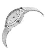 Citizen Eco-Drive Stainless Steel Mesh White Dial EM0899-81A Women's Watch