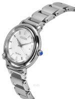 Citizen L Arcly Diamond Accent Stainless Steel Mother Of Pearl Dial Eco-Drive EM1090-60D Womens Watch With Extra Strap