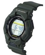 Casio G-Shock Digital Bio-Based Green Resin Strap Black Dial Quartz GD-010-3 200M Men's Watch