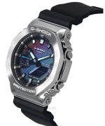 Casio G-Shock Analog Digital Rainbow Brick Wall Multicolor Dial Quartz GM-2100RW-1A 200M Men's Watch