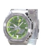 Casio G-Shock G-Steel Analog Digital Green Dial Quartz GM-2110D-3A 200M Men's Watch