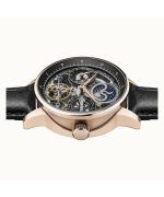 Ingersoll The Jazz Moon Phase Leather Strap Black Skeleton Dial Automatic I07705 Men's Watch