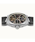 Ingersoll The Spirit Moon Phase Leather Strap Black Skeleton Dial Automatic I15801 Men's Watch