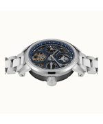 Ingersoll The Arc Moon Phase Stainless Steel Blue Skeleton Dial Automatic I16003 Men's Watch