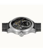 Ingersoll The Naismith Leather Strap Black Skeleton Dial Automatic I16101 Men's Watch