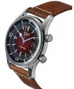 Longines Legend Diver Leather Strap Brown Dial Automatic L3.774.4.60.2 300M Men's Watch