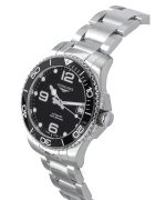 Longines HydroConquest Stainless Steel Black Dial Automatic Diver's L3.780.4.56.6 300M Men's Watch