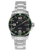 Longines HydroConquest Stainless Steel Black Dial Automatic Diver's L3.781.4.05.6 300M Men's Watch