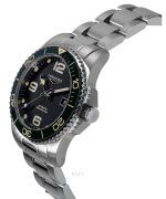 Longines HydroConquest Stainless Steel Black Dial Automatic Diver's L3.781.4.05.6 300M Men's Watch