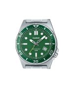 Casio Standard Analog Stainless Steel Green Dial Quartz MTD-135D-3AV Men's Watch