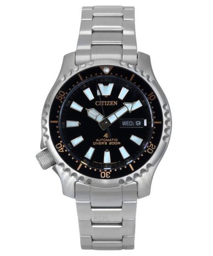 Citizen Promaster Marine Limited Edition Black Dial Automatic Diver's NY0160-66E 200M Men's Watch With Extra Strap