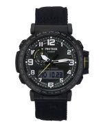 Casio ProTrek Analog Digital Bio Based Resin And Cloth Strap Green Dial Solar PRG-601YB-3 100M Men's Watch