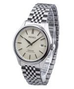 Seiko Presage Classic Shiro-iro Stainless Steel Warm White Dial Automatic SPB463J1 100M Men's Watch