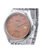 Seiko Presage Classic Araigaki Stainless Steel Orange Dial Automatic SPB467J1 100M Men's Watch