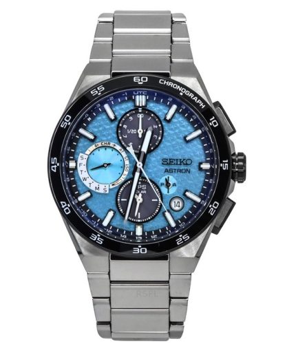 Seiko Astron Starfull Sky GPS Chronograph Limited Edition Blue Dial Solar SSH157J1 100M Men's Watch