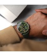 AVI-8 Hawker Typhoon Coningham Chronograph Harding Leather Strap Green Dial Quartz AV-4093-0D Men's Watch