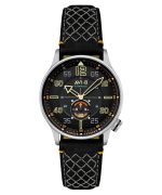 AVI-8 Hawker Typhoon Baldwin Automatic Leather Strap Cool Black Dial AV-4119-01 Men's Watch