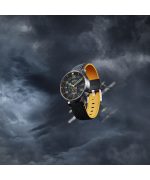 AVI-8 Hawker Typhoon Baldwin Automatic Leather Strap Cool Black Dial AV-4119-01 Men's Watch