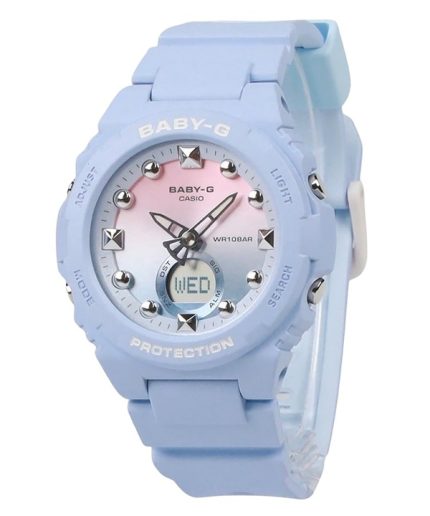 Casio Baby-G Analog Digital Resin Strap Multicolor Dial Quartz BGA-320-2A1 100M Women's Watch