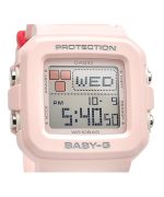 Casio Baby-G Plus Digital Pink Resin Strap Quartz BGD-10L-4 100M Women's Watch With Extra Band Loops