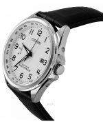 Citizen Radio Controlled Leather Strap White Dial Eco-Drive CB0250-17A 100M Men's Watch