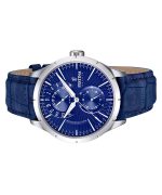 Festina Retro Multifunction Leather Strap Blue Dial Quartz F16573-7 Men's Watch