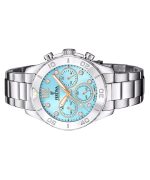 Festina Boyfriend Chronograph Crystal Accents Blue Dial Quartz F20603-4 100M Women's Watch