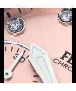 Festina Boyfriend Chronograph Crystal Accents Pink Dial Quartz F20603-7 100M Women's Watch