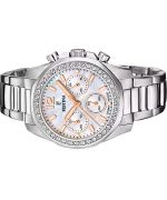 Festina Rainbow Chronograph Crystal Accents Mother Of Pearl Dial Quartz F20606-1 100M Women's Watch