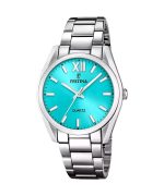 Festina Alegria Stainless Steel Turquoise Dial Quartz F20622-D Women's Watch