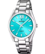 Festina Alegria Stainless Steel Turquoise Dial Quartz F20622-D Women's Watch