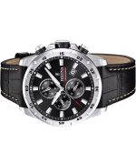 Festina Timeless Chronograph Leather Strap Black Dial Quartz F20692-4 100M Men's Watch