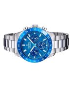 Festina Ceramic Chronograph Stainless Steel Blue Dial Quartz F20693-4 100M Women's Watch