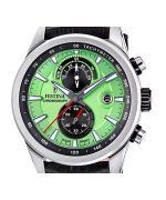 Festina Timeless Chronograph Leather Strap Green Dial Quartz F20695-3 100M Men's Watch