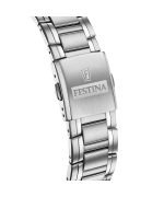 Festina Timeless Chronograph Stainless Steel Black Dial Quartz F20704-3 100M Men's Watch