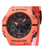 Casio G-Shock Analog Digital Smartphone Link Bio-Based Orange Resin Strap Grey Dial Quartz GA-B001FL-4A 200M Men's Watch