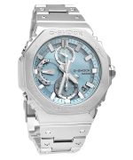 Casio G-Shock Full Metal Analog Chronograph Smartphone Link Ice Blue Dial Tough Solar GMC-B2100AD-2A 200M Men's Watch