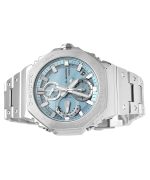 Casio G-Shock Full Metal Analog Chronograph Smartphone Link Ice Blue Dial Tough Solar GMC-B2100AD-2A 200M Men's Watch