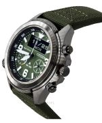 Citizen Promaster Land 35th Anniversary Chronograph Green Dial Eco-Drive JV1005-02W 200M Men's Watch