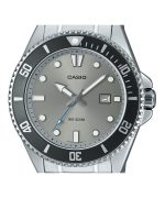 Casio Standard Analog Stainless Steel Grey Dial Quartz MDV-107D-8AV 200M Men's Watch