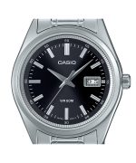 Casio Standard Analog Stainless Steel Black Dial Quartz MTP-B180D-1A1V Men's Watch