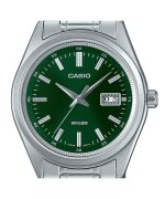 Casio Standard Analog Stainless Steel Green Dial Quartz MTP-B180D-3AV Men's Watch