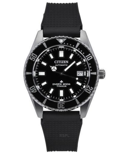 Citizen Promaster Fujitsubo Super Titanium Polyurethane Strap Black Dial Automatic Diver's NB6021-17E 200M Men's Watch