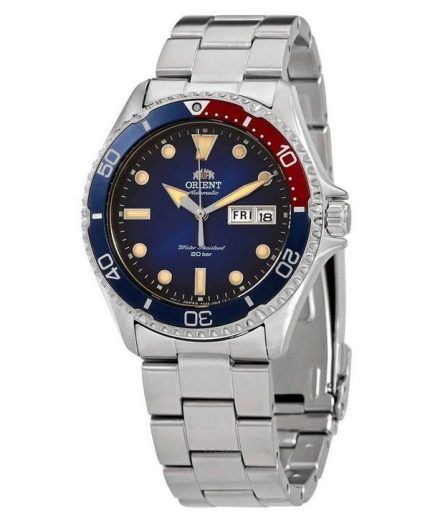 Orient Mako Kamasu Blue Dial Automatic Divers RA-AA0812L19B 200M Mens Watch