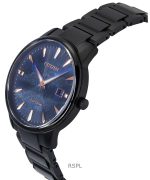 Citizen Pair Eco-Drive Stainless Steel Blue Dial BM7595-89L Men's Watch