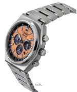 Citizen Zenshin Chronograph Super Titanium Salmon Dial Eco-Drive CA4610-85Z 100M Men's Watch