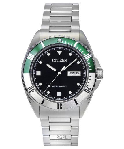 Citizen Sport Stainless Steel Black Dial Automatic NH7531-50E 100M Men's Watch