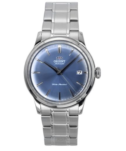 Orient Bambino Stainless Steel Light Blue Dial Automatic RA-AC0M10L Men's Watch