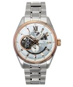 Orient Star Contemporary Stainless Steel Skeleton Ivory Dial Automatic RE-AV0123G 100M Men's Watch